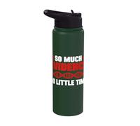 So Much Evidence, so Little time, Forensic Analyst, Crime lab Stainless Steel Insulated Water Bottle