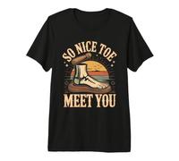 So Nice Toe Meet You Podiatrist Foot Doctor Podiatry Premium T-Shirt