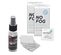 SO NO Fog Anti-Fog Wipes, Premium Anti-Fog Spray & Microfiber Glasses Cloths Bundle | Perfect Lens and Spectacle Cleaner Kit | 60pk Anti-Fog Wipes, 30ml Spray, 6pk Microfiber Cloths