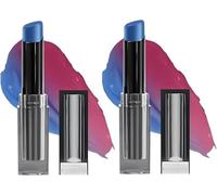 So Pretty - PH Adjusting Lip,Magic Color Changing Lip Balm,Cheek Tint Gloss Lipgloss,Long Lasting Moisturizing PH Changing Lipstick,Long Lasting Moisturizin Lipstick,Temperature Lip Gloss (Blue 2pc)