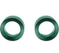 So Scene Cats Eye Glass Ear Gauges, 22mm- 7/8 inch, Stone, no gemstone