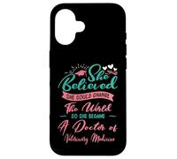 So She Became a Doctor of Veterinary Medicine DVM Student Case for iPhone 16