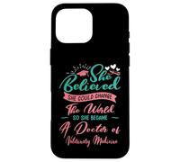 So She Became a Doctor of Veterinary Medicine DVM Student Case for iPhone 16 Pro Max