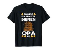 So sieht ein stolzer Bienen Opa aus Imker Opa Bienen T-Shirt