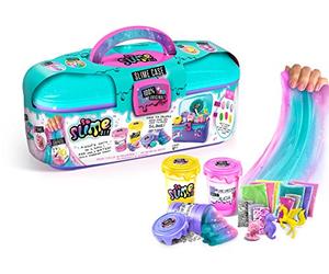 So Slime DIY Slime Case, Original, Complete Kit in a Handy Case, No mMess, Just Add Water, Stickers and 4 Surprise Characters Included
