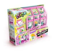 So Slime Flower Mini Garden | Slime Kit for Kids | Create & Decorate Scented Slimes with Charms | 6 Flower Pots & Mini Greenhouse Display | Kids Gift Age 6+