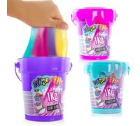 So Slime Giant 1KG Bucket, 4 Slime Colours, Super Stretchy, Assorted Bucket Colours, Glue Free & Boron Free
