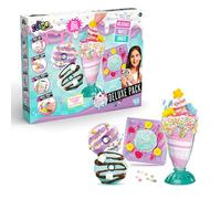 So Slime Sensations Canal Toys Sugary Crush Deluxe Pack - Dessert Slime Kit Milkshake, Waffles and Donuts with 25+ Accessories - Slime to Decorate and Crush - Slime Toy for Children 6 Years+
