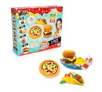 So Slime Sensations Street Food Crush - Create Pizza, Tacos & Burgers with DIY Slime Kit - Fun ASMR Activity for Kids