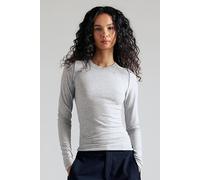 So Soft Seamless Modal Long Sleeve by Intimately at Free People in Heather Grey, Size: M/L - female