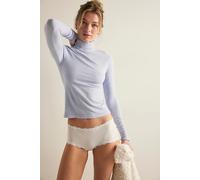 So Soft Seamless Modal Mock Neck Top by Intimately at Free People in Summer Shower, Size: XS/S - female