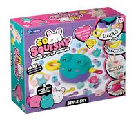 So Squishy John Adams Style Set | Arts & Crafts Squishy Fashion Jewellery Making Kit | Make Cute Fidget Rings, Bracelets, Necklaces & Bag Charms | Great Gift Idea for Birthday & Christmas | Age 5+