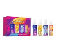 So...? Summer Escapes Mini Body Mist for Women, Fragrance Gift Set (4 x 50ml) - Ibiza Dreams, Bali Breeze, Mykonos Nights, Venice Kiss - Vegan & Cruelty-Free, Recyclable Bottle