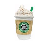 So Supplies Plush Latte Mug Dog Toy with Squeaker, 17.5 x 7 cm, Interactive Chew Toy