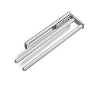 SO-TECH® Extendable Towel Rail 2-Armed Rotating 335 mm Aluminum Finishing Towel Holder Bar Towel Holder