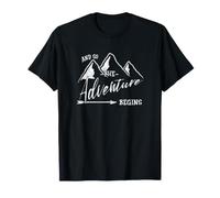 So The Adventure Begins Hiking Mountains Passion Traveller T-Shirt