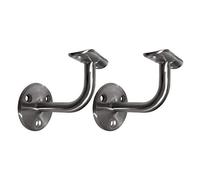 SO-TOLS® 2 x Rigid Stainless Steel AISI304 for 42.4 mm Handrail / Wooden Handrail Support