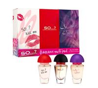 So…? Trio Three For Me Womens Eau de Toilette Perfume Gift Set, Travel Size Perfume for Women (3x15ml)