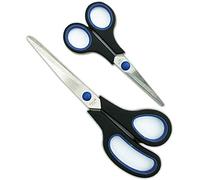 So Useful Comfort Grip Steel Scissors Set of 2 Kitchen and Home Art Craft Cutting Tools by Sky Online Shopping (2 pcs in Assorted Sizes, 1 x Pack)