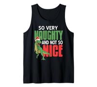 So Very Naughty Dinosaur Christmas Humor for Adults Tank Top