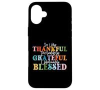 So Very Thankful - Thanksgiving Day Fall Holiday Turkey Day Case for iPhone 16 Plus