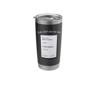 So We Don't Lose Our Voice Mint Majesty Tea Cup Label Tea Stainless Steel Insulated Tumbler