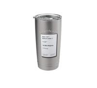 So We Don't Lose Our Voice Mint Majesty Tea Order Tea Label Stainless Steel Insulated Tumbler
