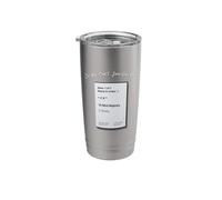 So We Don't Lose Our Voice Mint Majesty Tea Order Tea Label Stainless Steel Insulated Tumbler