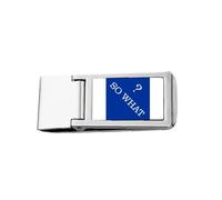 So What Art Deco Fashion Slim Money Clip Stainless Holder Pocket Wallet