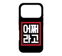 “So What?” Funny Conversational Korean Word Case for iPhone 17 Pro