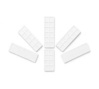 So WMS Glazing Packers 28mm x 100mm Flat Plastic Packers Ideal for Window & Door Frame Installation, Non Compressible Trade Grade (3mm White, 100)