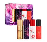 So…? Iconic Womens Mini Galore Body Mist Body Spray Fragrance Gift Set 4 x 50ml
