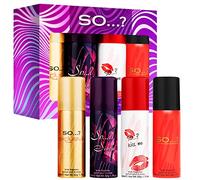 So…? Womens Mini Galore Body Mist Body Spray Fragrance Gift Set 4 x 50ml