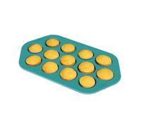 SO YUMMY by Bella Baker’s Dozen Muffin Pan, 13 Round Cups Metal Baking Pan w Nonstick Coating & Stamped Fill Lines, PFAS Free, Dishwasher & Oven Safe, for Muffins & Cupcakes, Moonstruck
