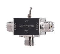 SO239 Interface Antenna Selector Switch, Dual Antenna Splitter for Seamless Signal Management, Enhanced Transmission Efficiency, 100W Power Handling Capacity, Signal Distribution