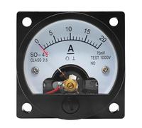 SO45-A Square 45 * 45mm 10A30A50A100A200A300A DC Analog Panel Ampere Meter Round Ammeter 1Pcs(800A 75mV)