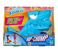 Nerf Super Soaker Hop & Chomp Water Toy| Sprays Streams of Water | Chomping Jaws | Attaches to Garden Hose | Kids Outdoor Sprinkler Toys | Ages 3+, Primary Color