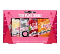 SoaGlory Your Mask Chance Sheet Face Mask Gift Set, 5 Pieces, Brightening and Hydrating