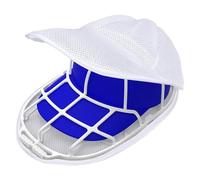 SOAIY Baseball Cap Washer Cage with Laundry Bag, Collapsible Hat Washing Cage - Hat Cleaning Form, Protector & Shaper for Washing Machine, Dishwasher Safe (White)
