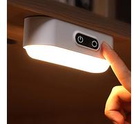SOAIY LED Dimmable Under Cabinet Light with Built-in 2000mAh Battery and Stick Magnet Mount, Touch Tap Light Bar for for Reading, Closet, Cabinet, Makeup Mirror, Bedside, Study Light