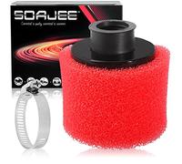 SOAJEE 1.1inch 28mm Air Filter for 50cc - 90cc 110cc 125cc 150cc GY6 Engine Motorcycle ATV Quad Scooter Go Kart Mini Moto Pocket Pit Dirt Racing Super Bike XR50 Kawasaki Suzuki Yamaha 27mm 29mm Red
