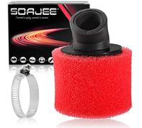 SOAJEE 1.1inch 28mm Angled Air Filter for 50cc - 90cc 110cc 125cc 150cc GY6 Engine Motorcycle ATV Quad Scooter Go Kart Mini Moto Pocket Pit Dirt Racing Super Bike XR50 Kawasaki Suzuki Yamaha 27mm 29mm