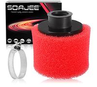 SOAJEE 1.26inch 32mm Air Filter for 50cc - 90cc 110cc 125cc 150cc GY6 Engine Motorcycle ATV Quad Scooter Go Kart Mini Moto Pocket Pit Dirt Racing Super Bike CRF50 Kawasaki Suzuki Yamaha 30mm 31mm Red