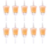 SOAJEE 10Pcs Fuel Filter Kit Compatible with Yamaha Club Car G1 G14 G16 G19 G20 G21 G22 G29 4-cycle TXT Medalist RXV Gas Golf Cart EZGO 72084-G01 AM116304 AM1163041 GY20709 JN3-F4560-00 JN6-F4560-0