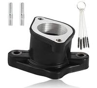 SOAJEE 27mm Intake Manifold for CG 125cc 150cc 200cc 250cc Vertical Engine ATV Go Kart Quad Trail Pit Dirt Bike Dune Buggy Off Road 4 Wheeler Roketa Sunl Jetmoto KP Mini BMS JCL