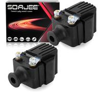 SOAJEE 2Pcs 18-5186 Ignition Coil Compatible with Mercury Mariner Outboard Boat 6HP-125HP 140HP V135 V150 V175 V200 V250 V300 210CC Chrysler Force 40HP-150HP 339-7370A13 339-832757A4 339-832757B4