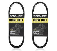 SOAJEE 2Pcs Drive Belt Compatible With Comet 203590 203590A 203590B 203590C 30 Series Torque Converters 3hp to 8hp Engines TAV2 Go Kart Manco 9655 9659 Murray 12-13053 Heald 203-026 Rotary 13053