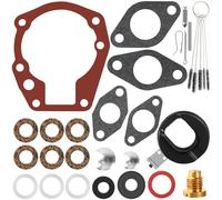 SOAJEE 439071 Carburetor Rebuild Kit Compatible with Johnson Evinrude OMC Outboard Motor 1.5HP 2HP 3HP 5HP 5.5HP 6HP 7.5HP 10HP 15HP 18HP 20HP 0439071 Boat 18-7043 382045 382046 382047 383052 398532