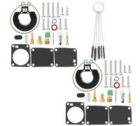 SOAJEE 6G1-W0093-00 Carburetor Rebuild Kit Compatible with Yamaha 3HP 6HP 8HP Outboard Mercury Marine Tohatsu Nissan 4HP 5HP 8HP 9.8HP M4 M5 M8 M9.8 NS4 NS5 NS8 NS9.8 6L5 6N0 6G1 W0093 00 00 XX 2PCS