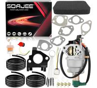 SOAJEE Carburetor Compatible with Chongqing Loncin G390F 0056231 Chicago Pneumatic CPPG5.5W CPPG7W Black Diamond BD100621 Generator 5000W 5500W 6500W 7000W 8000W 9500W 12000W 389cc 420cc 500cc Carb